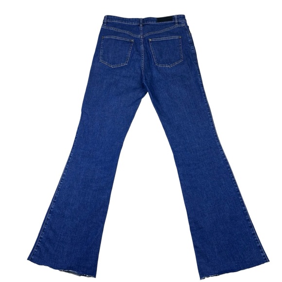 Sonia Rykiel Womens Bootcut Jeans Sz 40 / 31x32 High Rise Button Closure Luxury - Picture 8 of 16